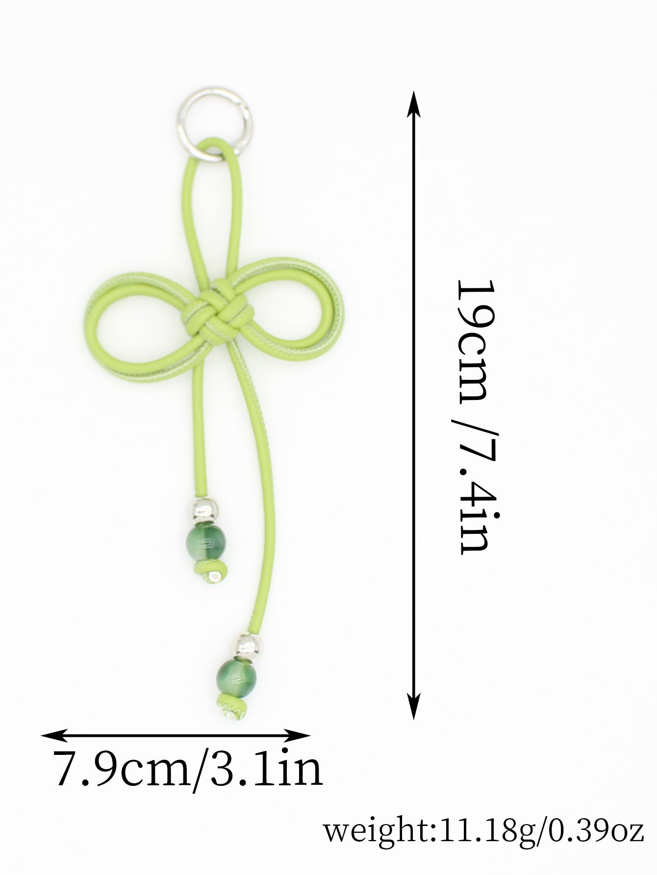 Hand Woven Bead Pu Rope Versatile Miu Series Aromatherapy Pendant Keychain Cup Hanging Accessories Wholesale Customization