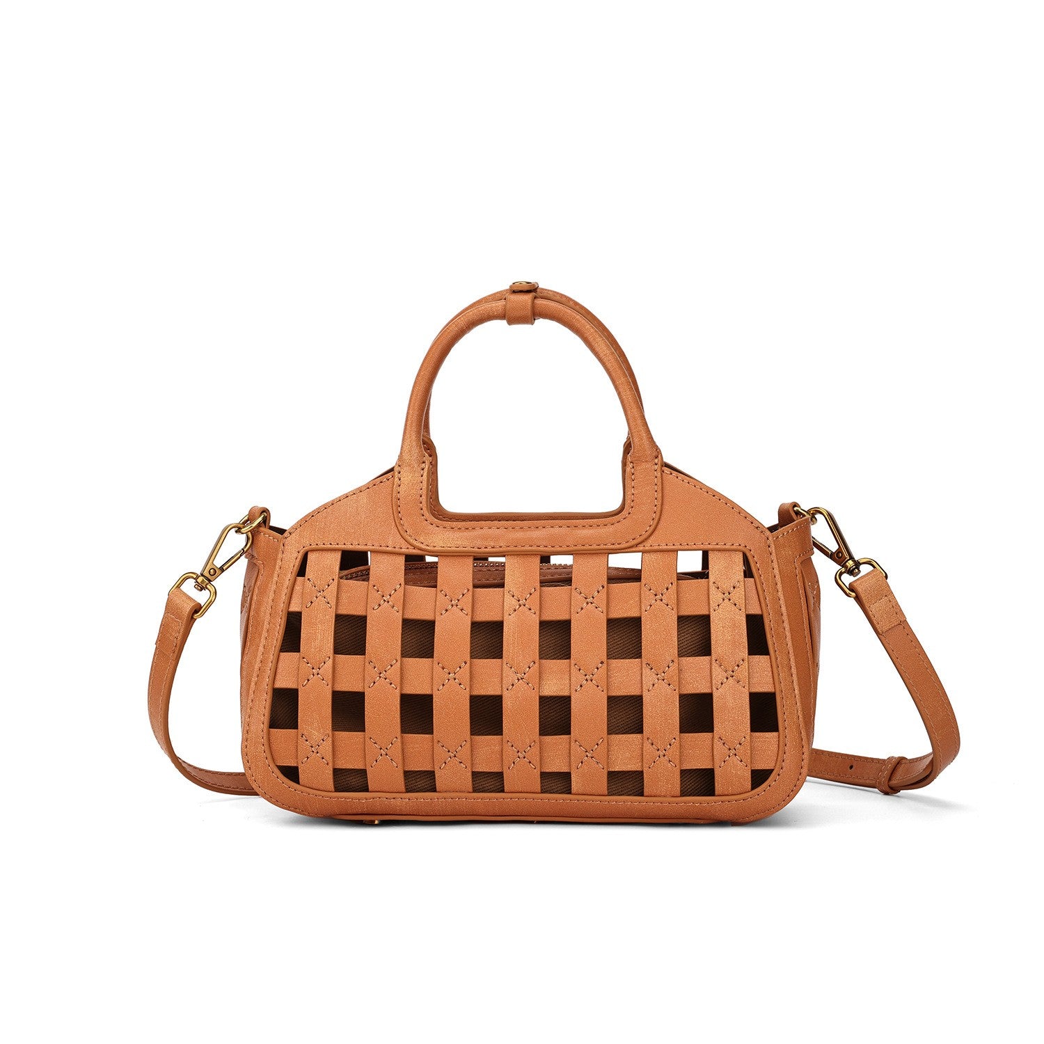 Wholesale Perforated Tote Bags 2025 | Customizable High-End Women's Market Tote with Strap