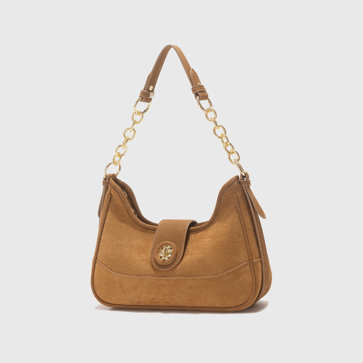 2025 New Arrival: Chain Strap Shoulder & Underarm Bag - Structured Top-Handle Mini Square Bag for Commuting