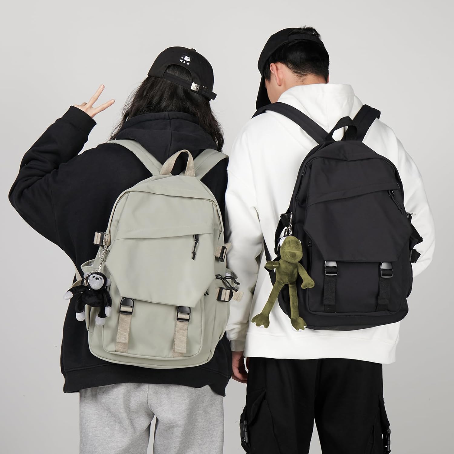 LAPOLAR Lightweight School Bag College Laptop Backpack for Men Women Travel bag High School Middle Bookbag for Boy Girls