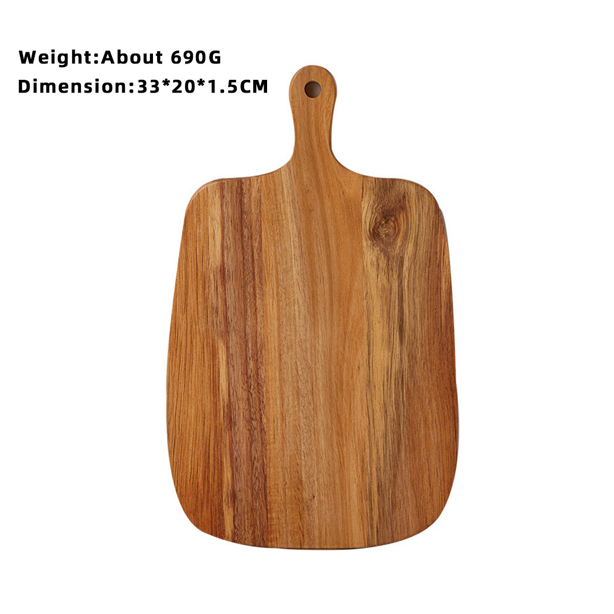 Acacia Wood Portable Cutting Board Fruit Board