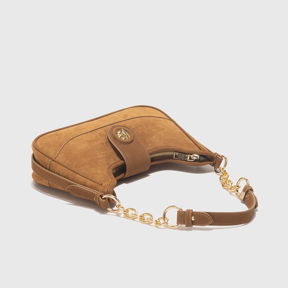 2025 New Arrival: Chain Strap Shoulder & Underarm Bag - Structured Top-Handle Mini Square Bag for Commuting