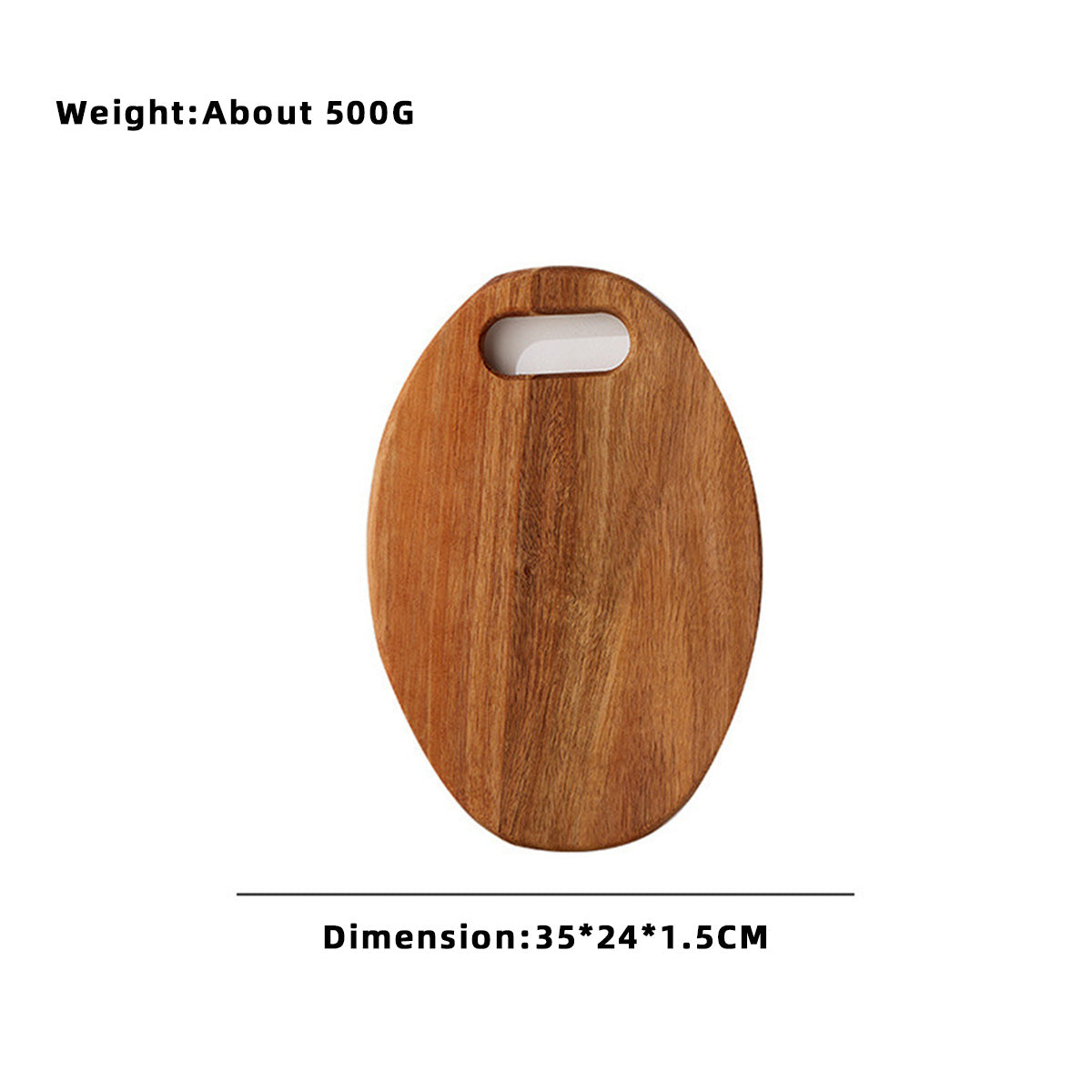 Acacia Wood Portable Cutting Board Fruit Board