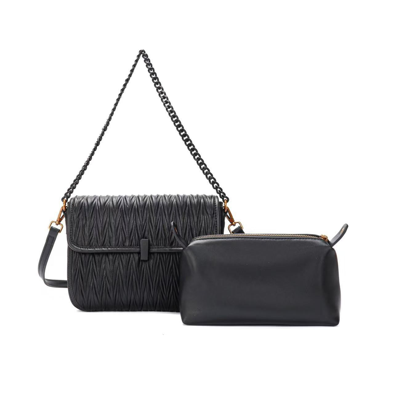 2025 New Fashionable Versatile Folding Shoulder Underarm Bag Simple and Versatile Designer Style Chain Bag Cross border Style