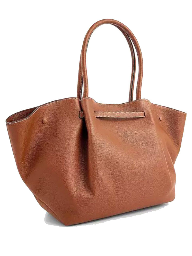 Demellier Wings Bag in Leather | Ready to Ship Tote with Top-Handle, Shoulder & Underarm Carry | New FW Genuine Leather Bag