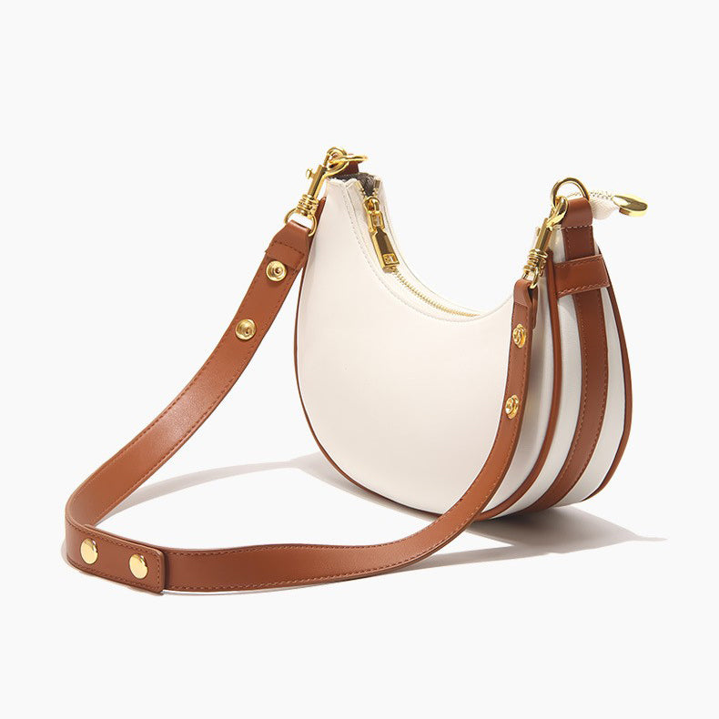 2025 Fall-Winter Underarm Bag & Spring-Summer Moon Bag - Chic Soft Leather Crossbody Designer Purse