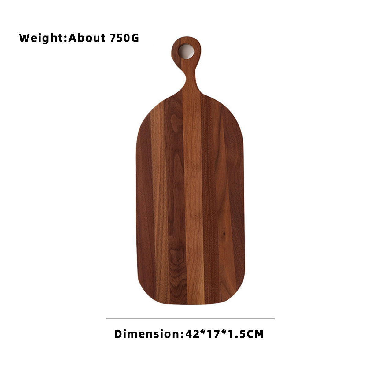 Acacia Wood Portable Cutting Board Fruit Board