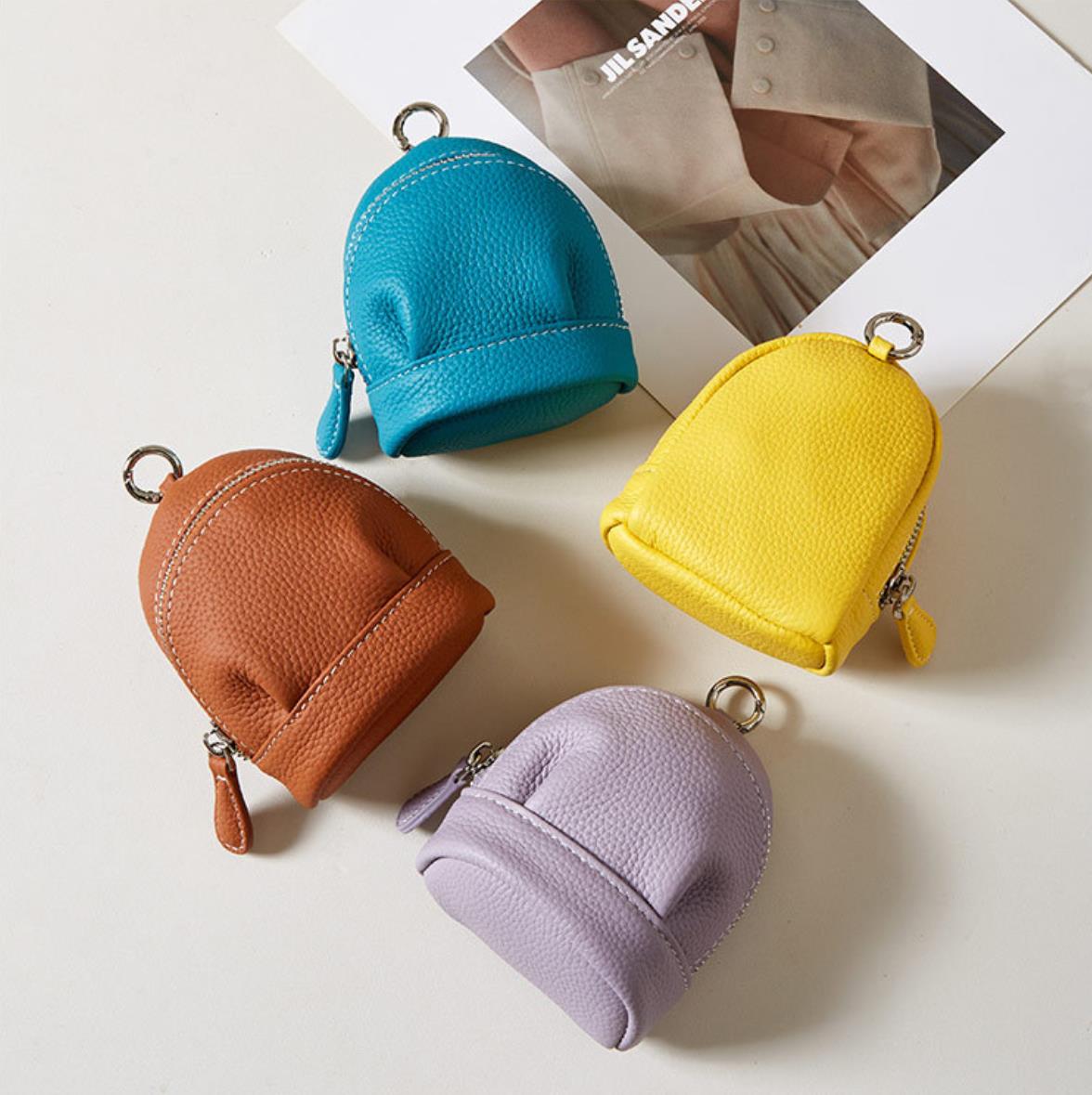 Genuine Top Grain Cowhide Multi-Use Mini Crossbody Bag – Wholesale Bulk for Coin Purse, Lipstick Case, Fashion Pouch | Customizable Minimalist Bag