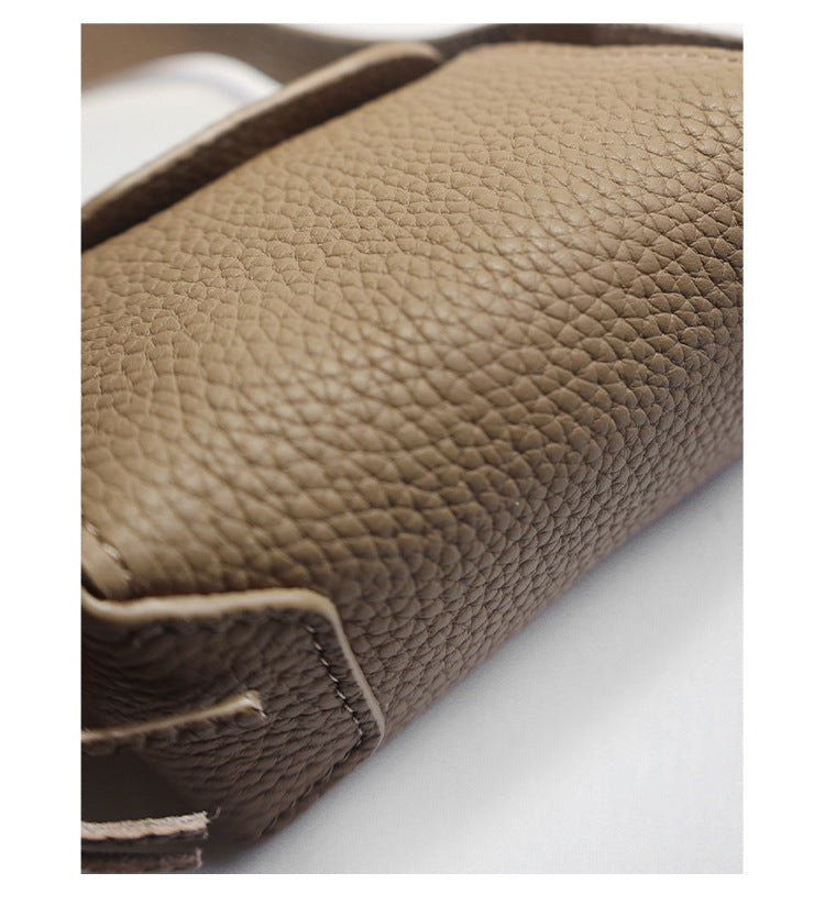 Special Offer Manufacturer Direct Supply Bag Pendant Accessories Mini Bag Genuine Leather Mouth Red Envelope Earphone Bag Hanging Accessories Earphone Bag Pendant