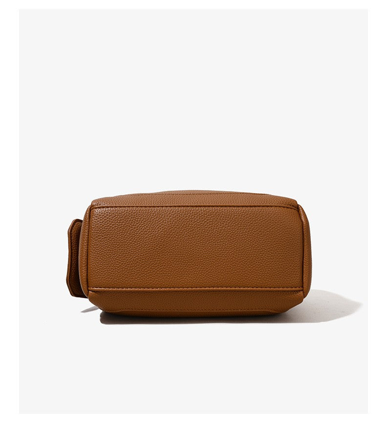 Woman's Bag Large Capacity Commute Light Luxury Soft Leather Bag Bag Small Niche Pillow Bag European Style Hand-held Oblique