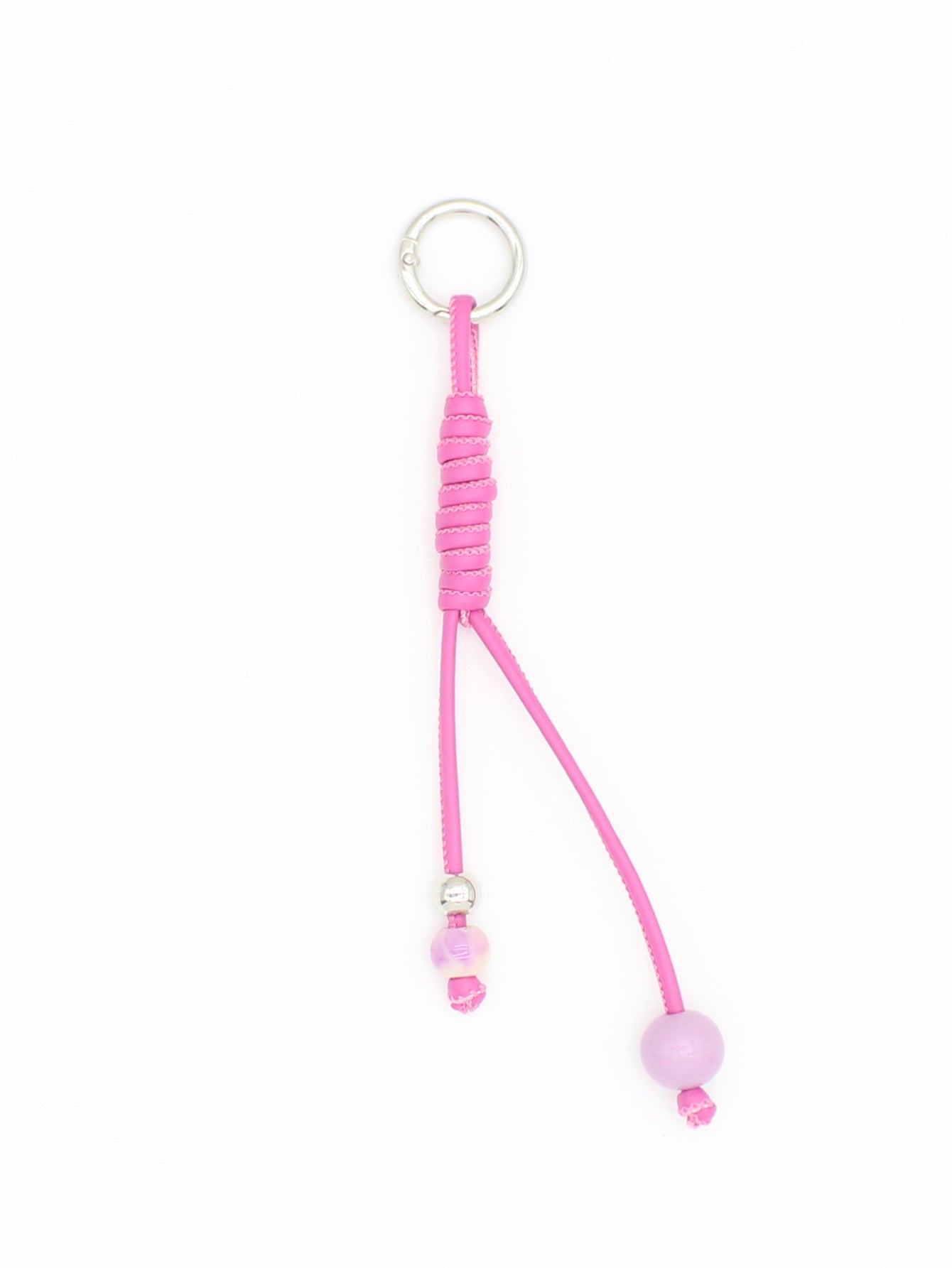 Hand Woven Bead Pu Rope Versatile Miu Series Aromatherapy Pendant Keychain Cup Hanging Accessories Wholesale Customization