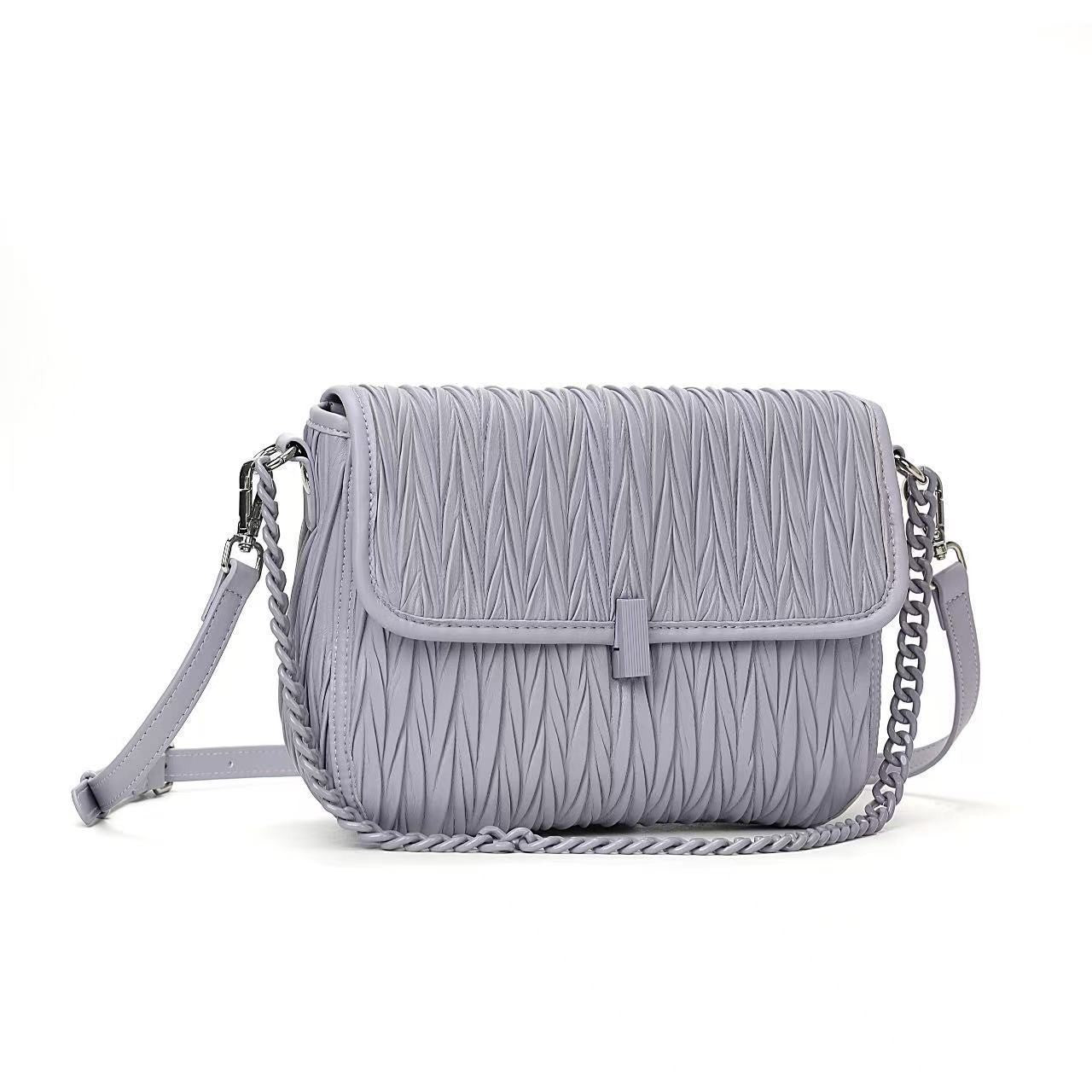 2025 New Fashionable Versatile Folding Shoulder Underarm Bag Simple and Versatile Designer Style Chain Bag Cross border Style