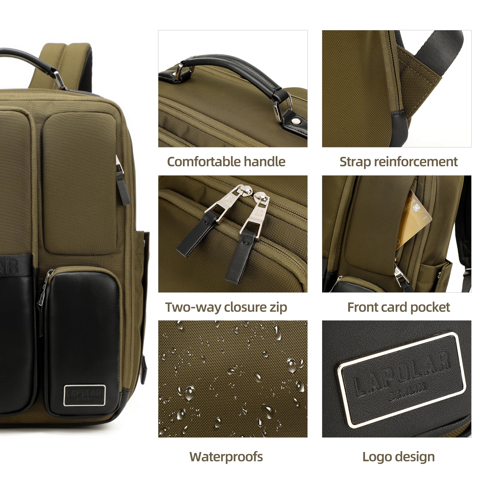 15.6 Inch Outdoor Travel Laptop Backpack