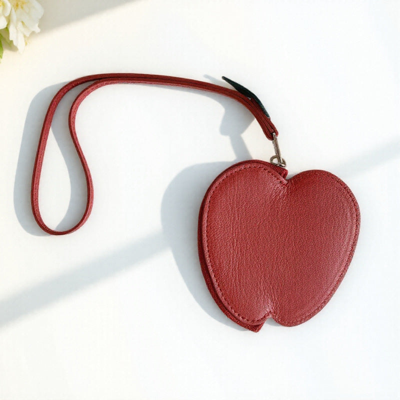 Creative and Cute Mini Fruit Series Zero Wallet Zipper Mini Coin Small Bag Versatile Change Storage Bag