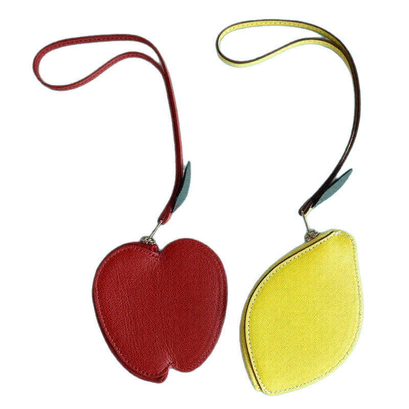 Creative and Cute Mini Fruit Series Zero Wallet Zipper Mini Coin Small Bag Versatile Change Storage Bag