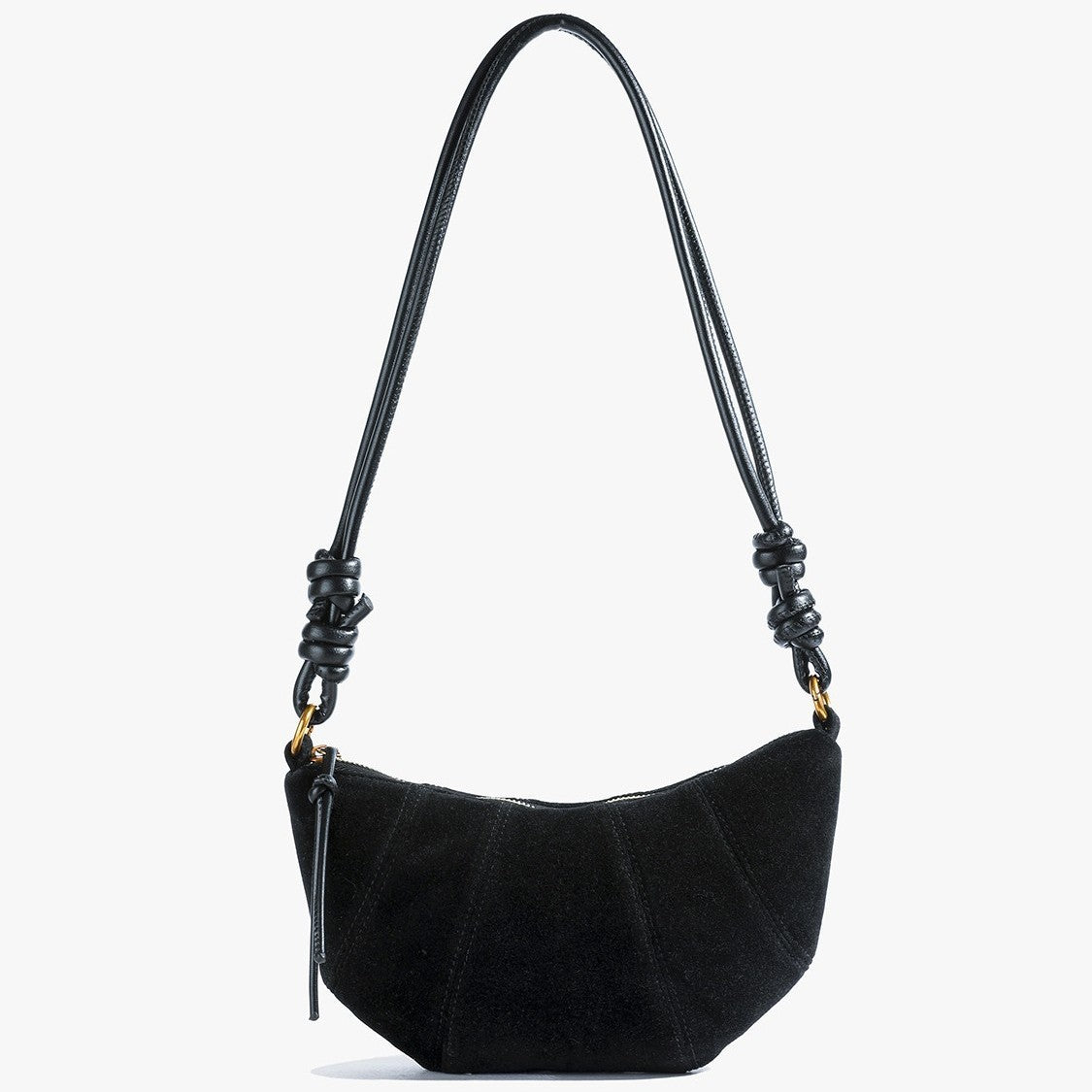 2025 Fall-Winter New Designer Croissant Bag: Women's Casual Underarm & Crossbody Dumpling Purse - Versatile Mini Bag for Daily Commute and Leisure