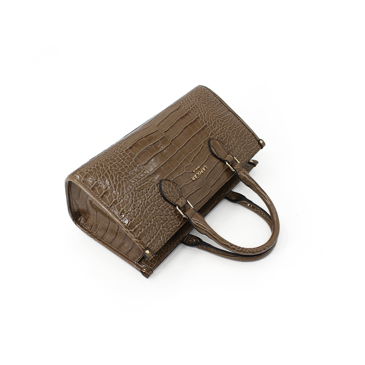 Women Brown Textured Formal Handbag