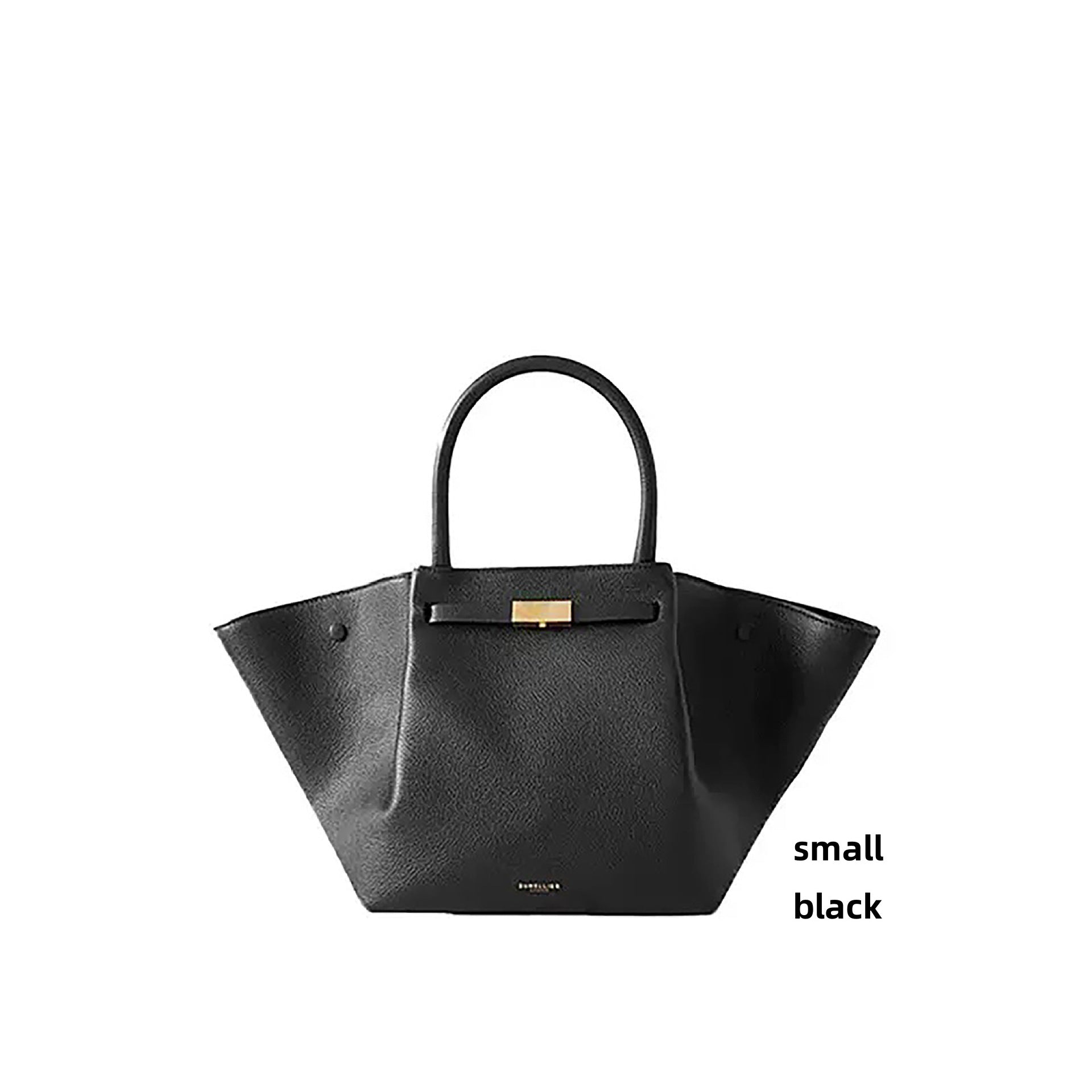Demellier Wings Bag in Leather | Ready to Ship Tote with Top-Handle, Shoulder & Underarm Carry | New FW Genuine Leather Bag