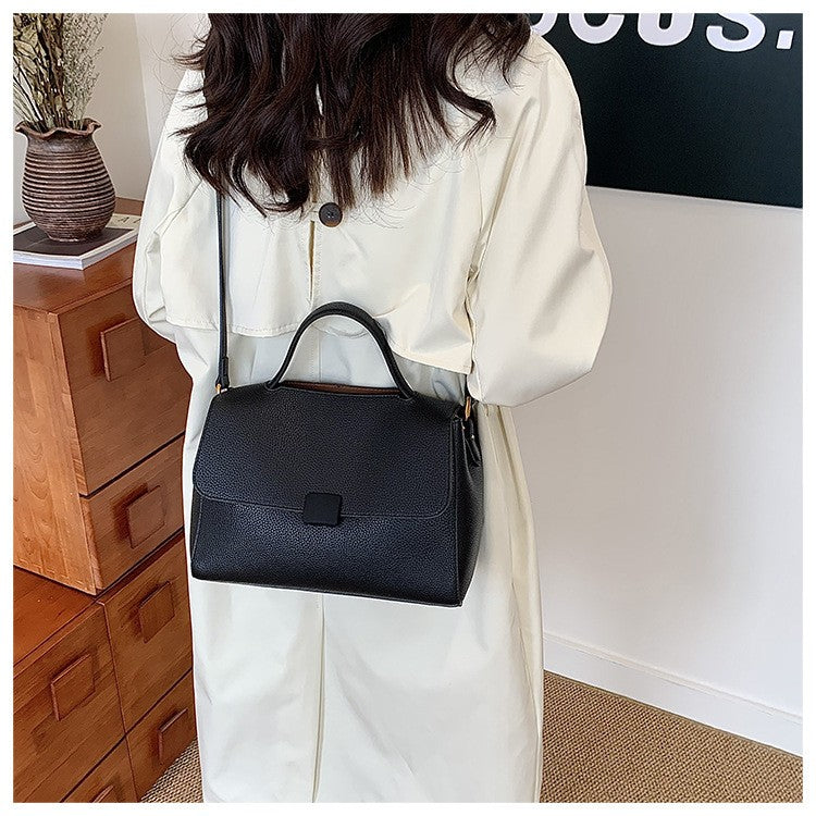 2025 New Fashionable Style Simple Handheld Single Shoulder Cross Shoulder Large Capacity Commuter Tote Bag for Women