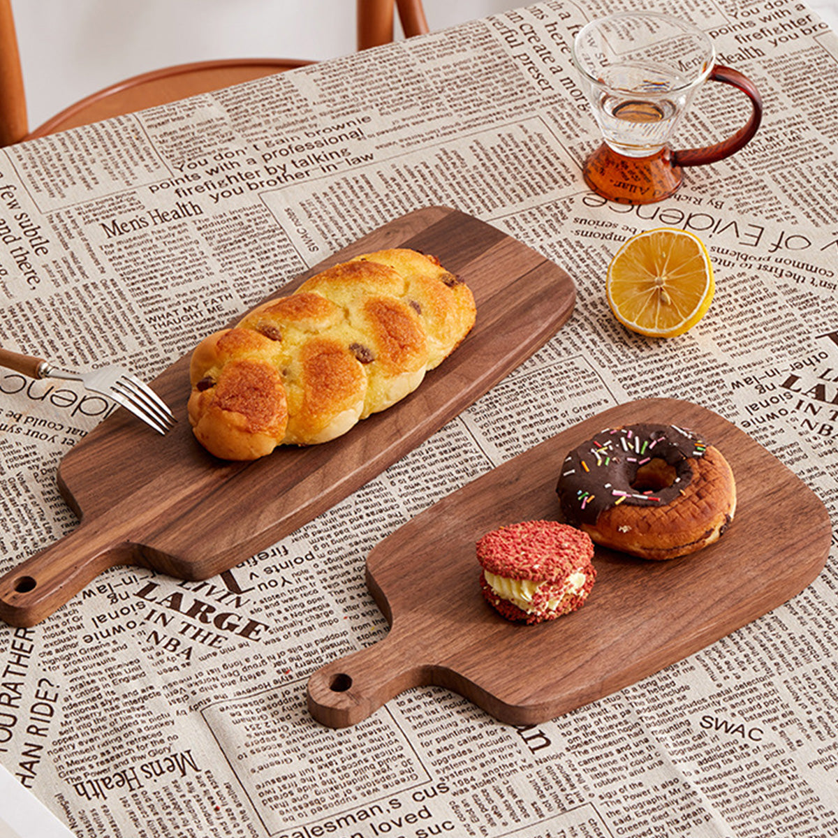 Acacia Wood Portable Cutting Board Fruit Board