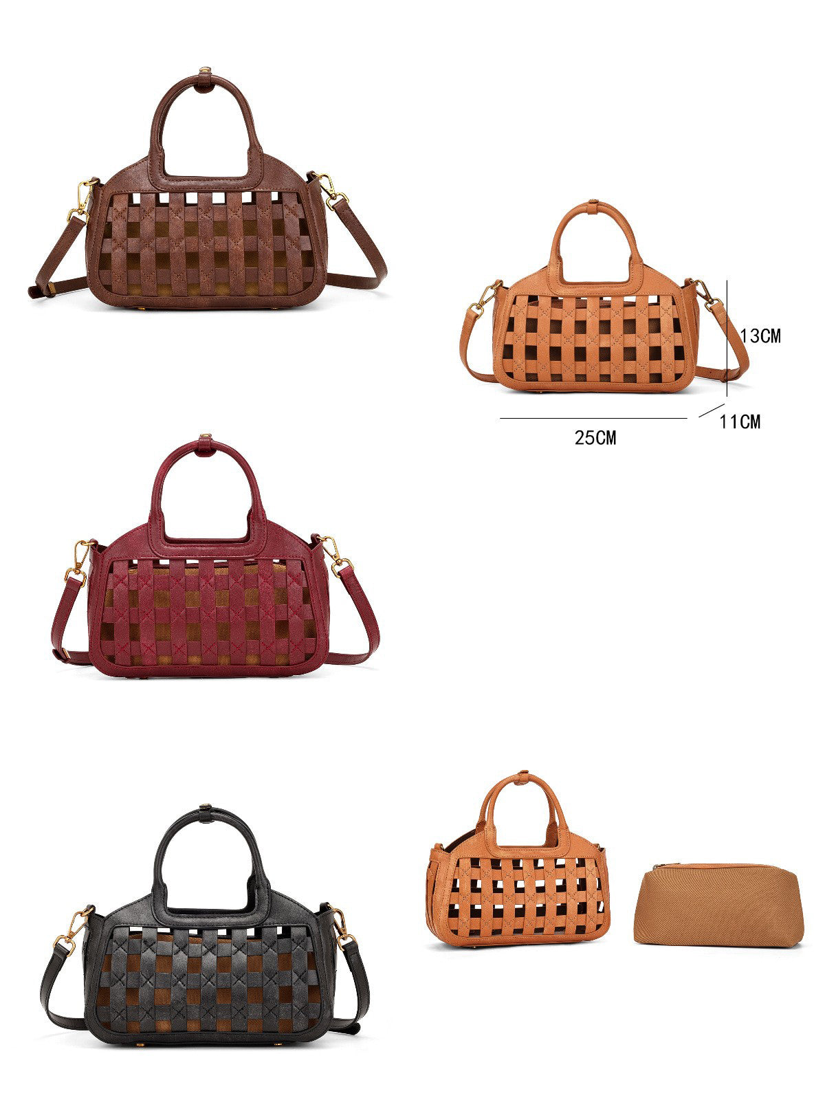 Wholesale Perforated Tote Bags 2025 | Customizable High-End Women's Market Tote with Strap