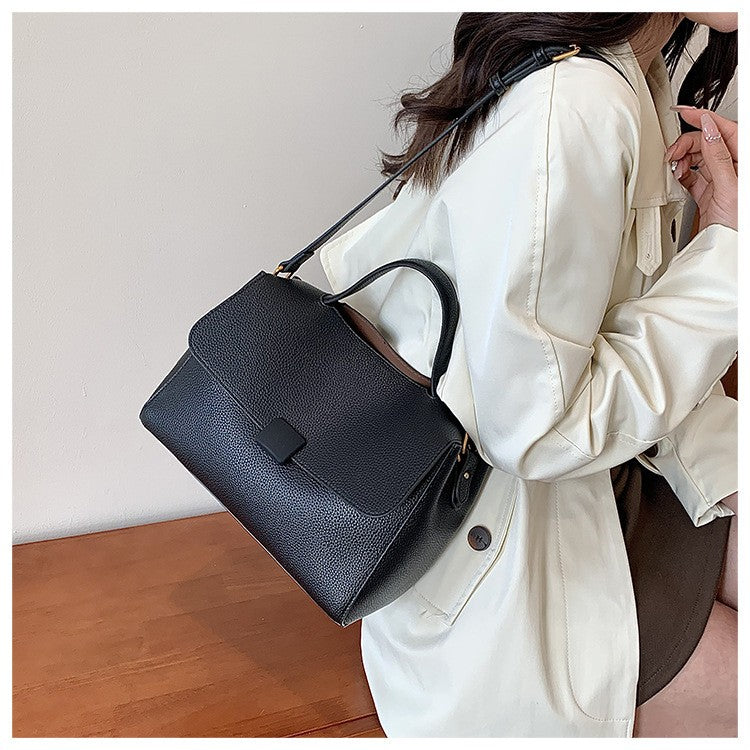 2025 New Fashionable Style Simple Handheld Single Shoulder Cross Shoulder Large Capacity Commuter Tote Bag for Women