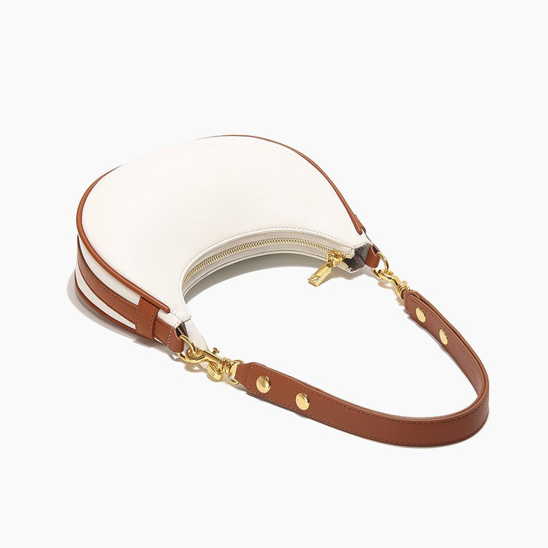 2025 Fall-Winter Underarm Bag & Spring-Summer Moon Bag - Chic Soft Leather Crossbody Designer Purse