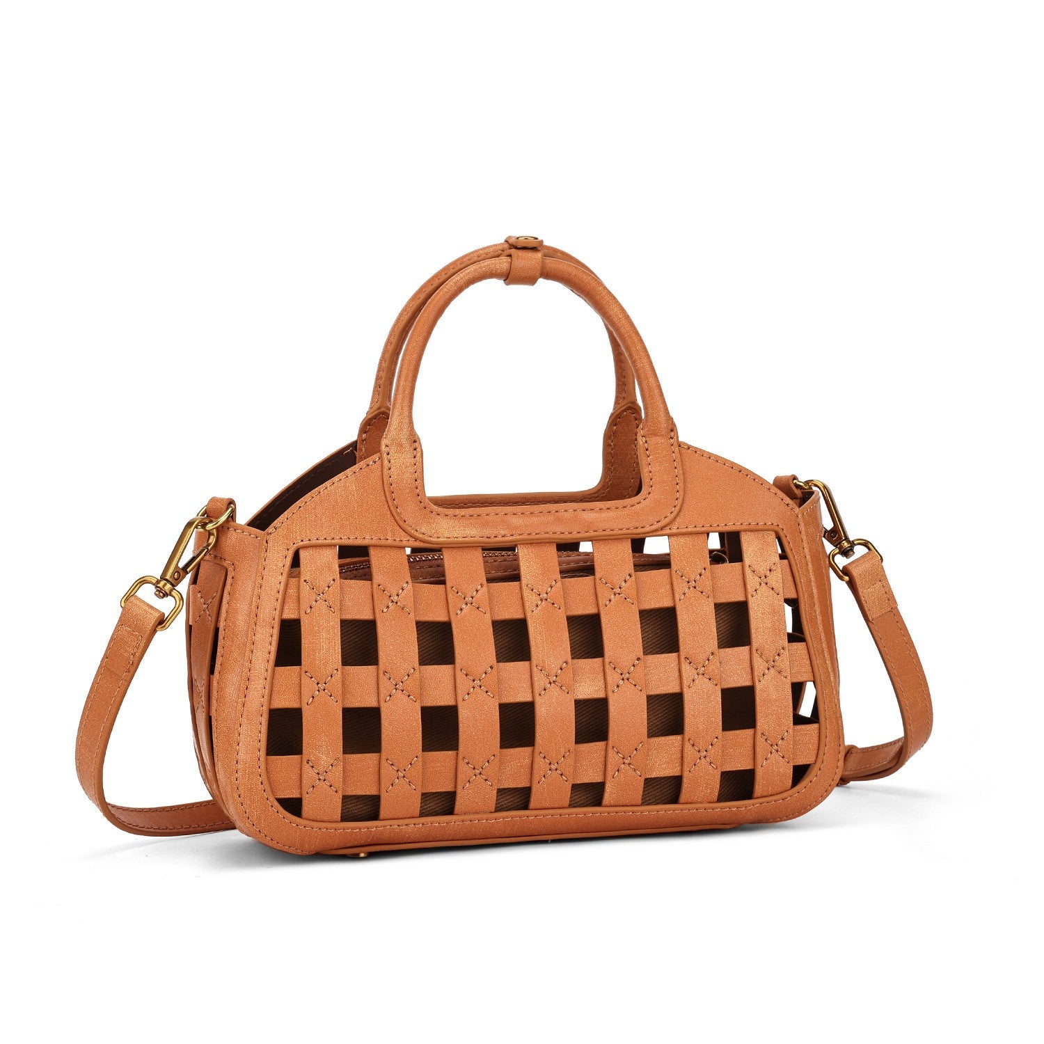 Wholesale Perforated Tote Bags 2025 | Customizable High-End Women's Market Tote with Strap