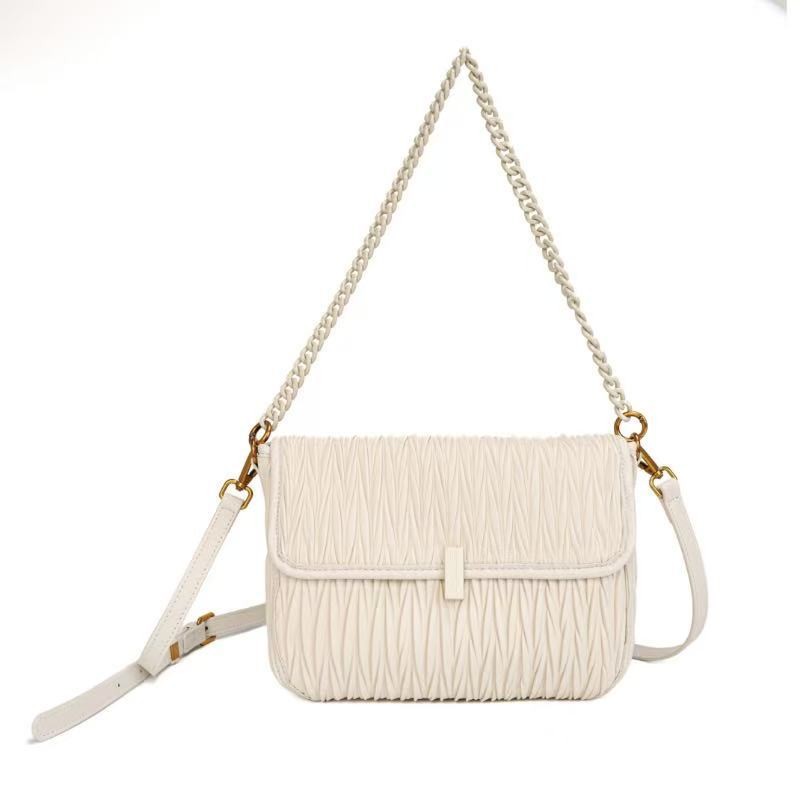 2025 New Fashionable Versatile Folding Shoulder Underarm Bag Simple and Versatile Designer Style Chain Bag Cross border Style