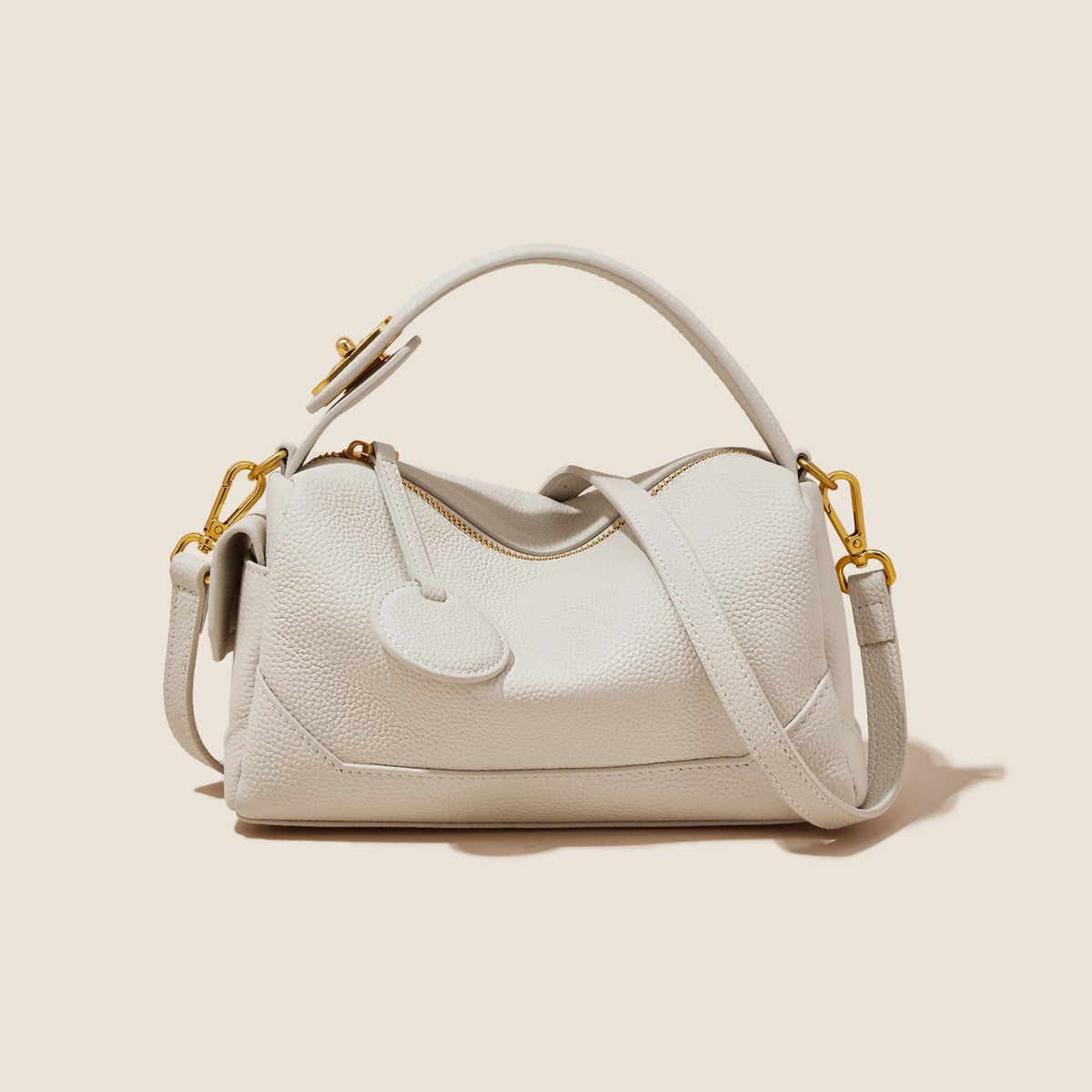 Woman's Bag Large Capacity Commute Light Luxury Soft Leather Bag Bag Small Niche Pillow Bag European Style Hand-held Oblique