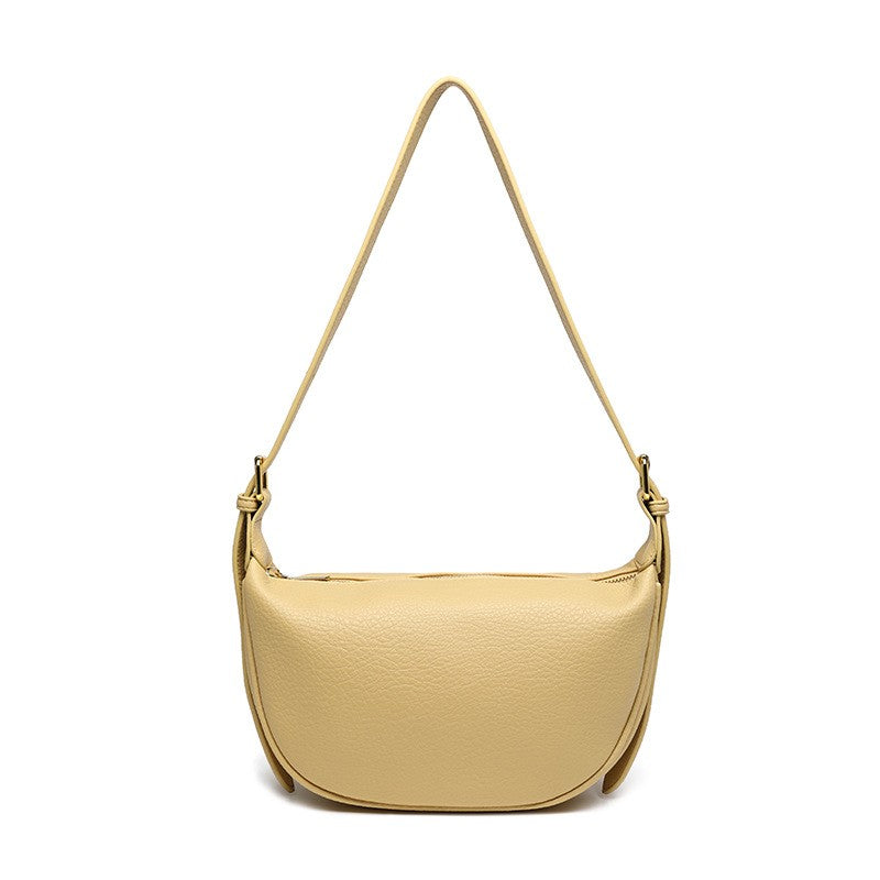 2025 Bestseller: Premium Soft Leather Crescent Dumpling Bag - Trendy Women's Crossbody for Commute